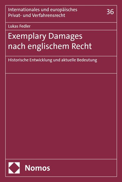 Produktbild: Exemplary Damages nach englischem Recht