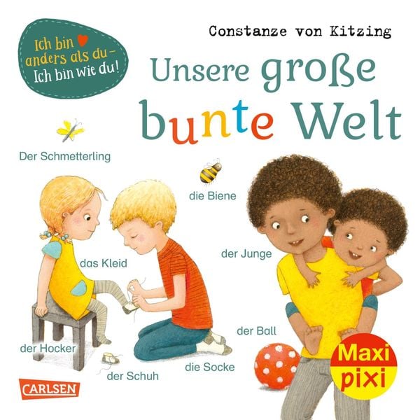 Produktbild: Maxi Pixi 388: Unsere gro&szlig;e bunte Welt