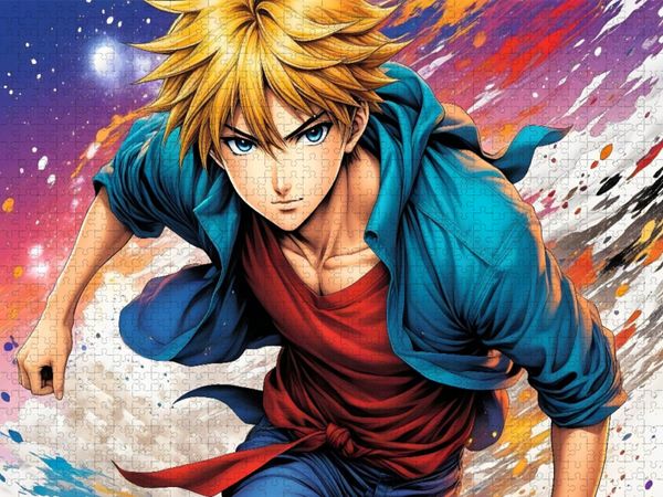 Produktbild: CALVENDO Puzzle Manga Superboy Sota Hoshino - Der Junge, der die Sterne h&ouml;rt | 1000 Teile Lege-Gr&ouml;&szlig;e 64x48cm Foto-Puzzle f&uuml;r gl&uuml;ckliche Stunden