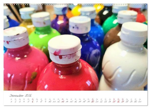Produktbild: Atelierimpressionen - Des K&uuml;nstlers Handwerkzeug im Portrait (Wandkalender 2026 DIN A2 quer), CALVENDO Monatskalender