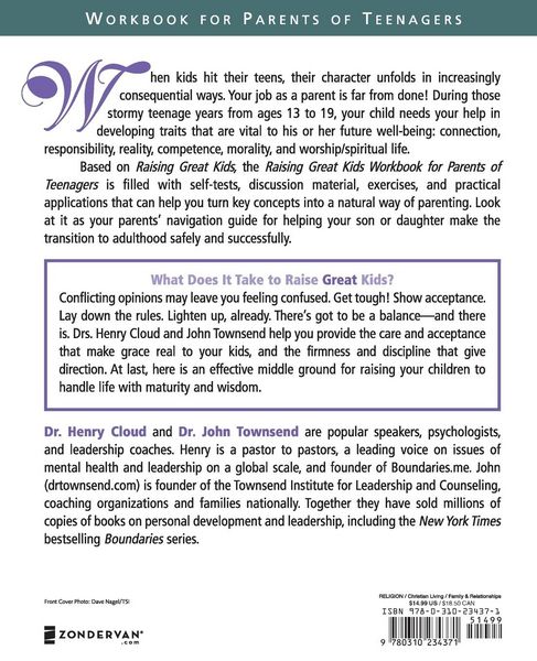 Produktbild: The Raising Great Kids Workbook for Parents of Teenagers