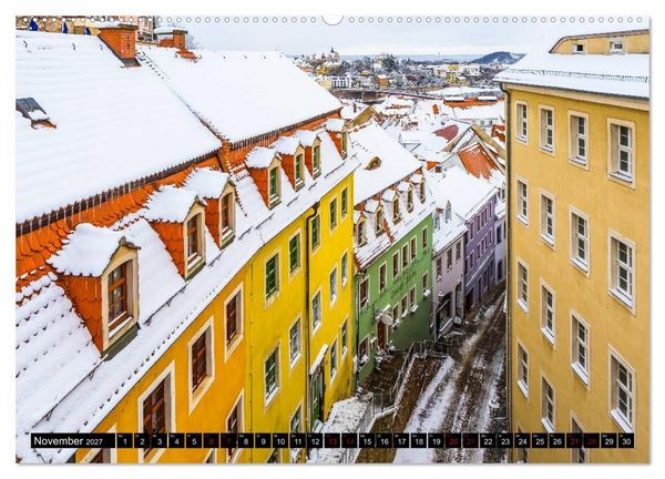 Produktbild: Mei&szlig;en Impressionen (hochwertiger Premium Wandkalender 2027 DIN A2 quer), Kunstdruck in Hochglanz