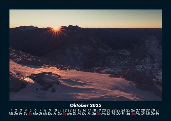 Produktbild: Landschaftskalender 2025 Fotokalender DIN A5