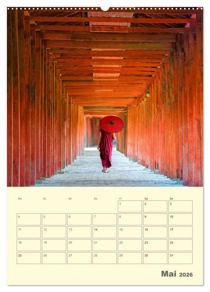 Produktbild: S&Uuml;DOSTASIEN - Mein URLAUBSPLANER (Wandkalender 2026 DIN A2 hoch), CALVENDO Monatskalender