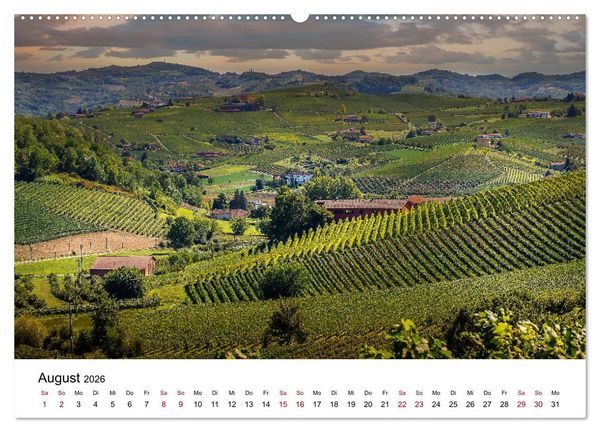 Produktbild: Piemont und Turin (Wandkalender 2026 DIN A2 quer), CALVENDO Monatskalender