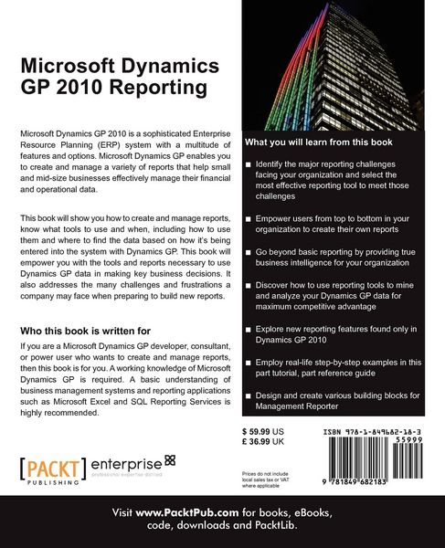 Produktbild: Microsoft Dynamics GP 2010 Reporting
