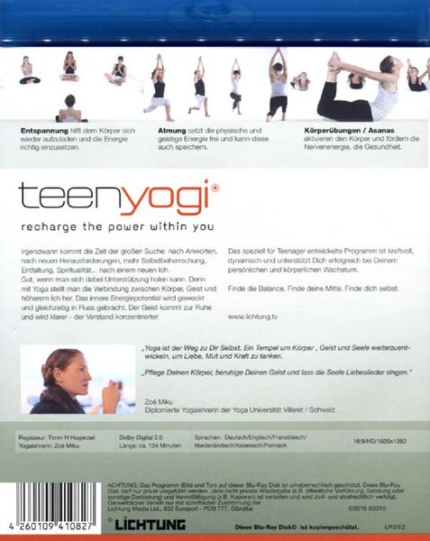 Produktbild: Teenyogi - Recharge the power within you