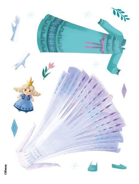 Produktbild: Disney Die Eisk&ouml;nigin: Zauberhafter Styling-Spa&szlig;: Stickern, Malen, Stylen