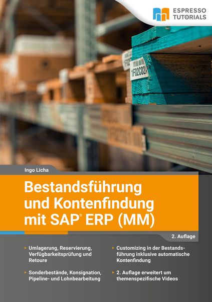 Produktbild: Bestandsf&uuml;hrung und Kontenfindung mit SAP ERP MM - 2. Auflage