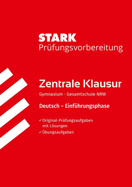 Produktbild: STARK Deutsch 11. Klasse - Zentrale Klausur NRW - Pr&uuml;fungsvorbereitung