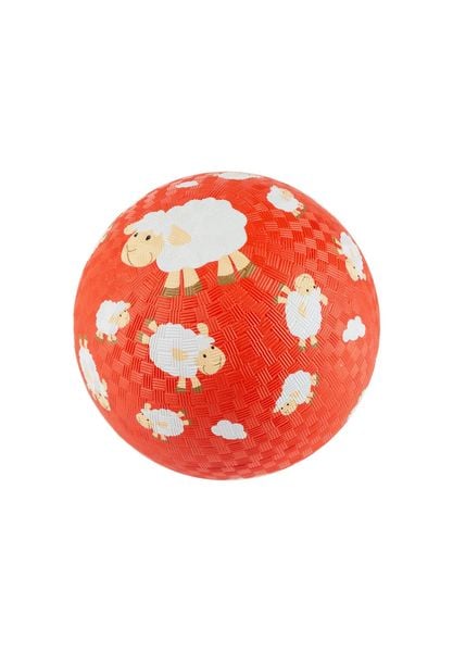 Produktbild: Sigikid 43518 - Ball Schaf, orange/rot, Naturkautschukball, 17 cm