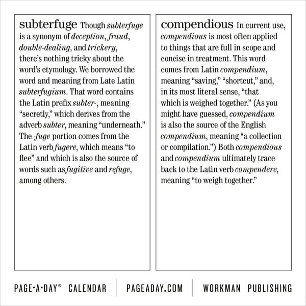 Produktbild: 365 New Words-A-Year Page-A-Day(r) Calendar 2026