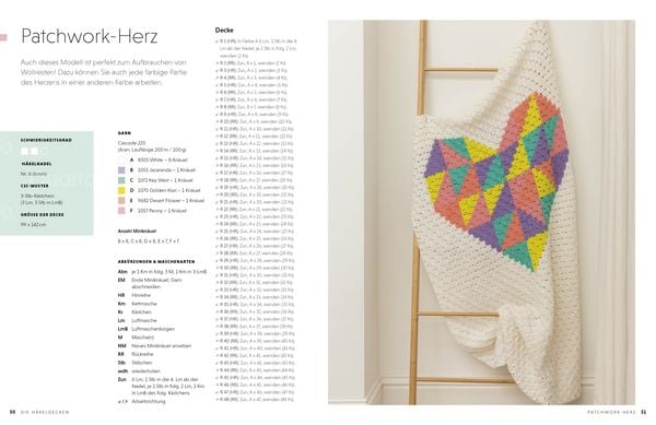 Produktbild: Bunte H&auml;keldecken Corner-to-Corner