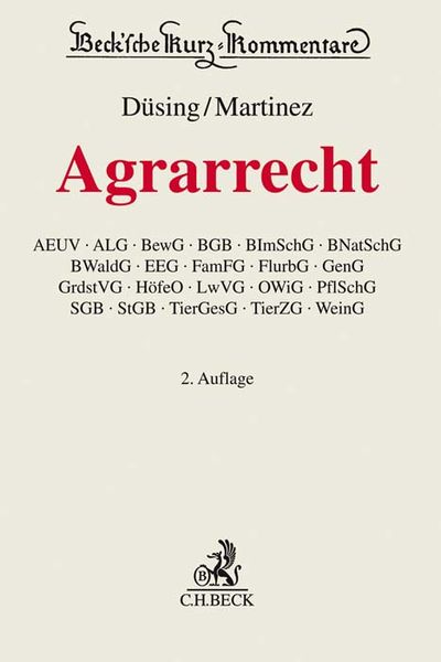 Produktbild: Agrarrecht