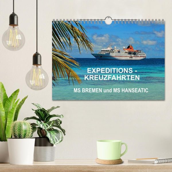 Produktbild: Expeditions-Kreuzfahrten MS BREMEN und MS HANSEATIC (Wandkalender 2026 DIN A4 quer), CALVENDO Monatskalender