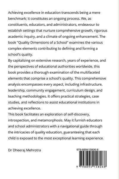Produktbild: Quality Dimensions of a School