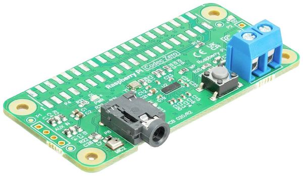 Raspberry Pi® IQaudio Codec Zero Soundkarte