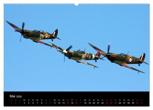 Produktbild: Oldtimer am Himmel (Wandkalender 2026 DIN A2 quer), CALVENDO Monatskalender