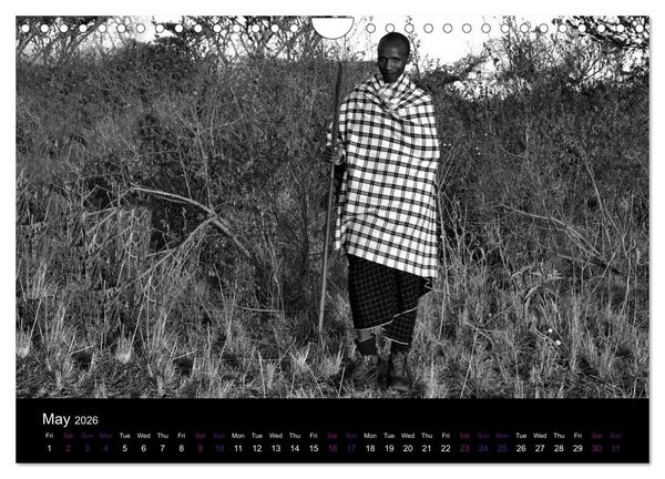 Produktbild: East Africa - Tanzania and Kenya / UK-Version (Wall Calendar 2026 DIN A4 landscape), CALVENDO 12 Month Wall Calendar