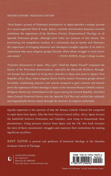Produktbild: Protestant Missionaries in Spain, 1869-1936