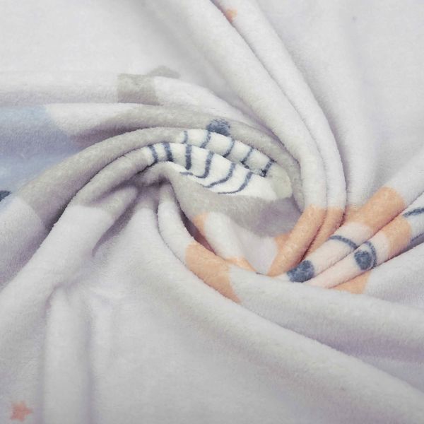 Produktbild: babybest&reg; 1440261014 - Elephants Microfaserflausch-Decke, 75 x 100 cm, 100% Polyester