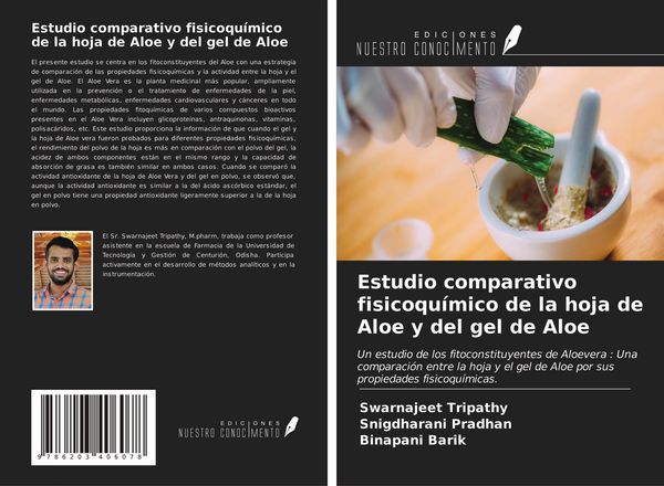 Produktbild: Estudio comparativo fisicoqu&iacute;mico de la hoja de Aloe y del gel de Aloe