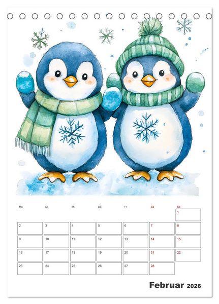 Produktbild: Mein tierischer Planer - Spa&szlig;iger Notiz-Kalender f&uuml;r Kinder (Tischkalender 2026 DIN A5 hoch), CALVENDO Monatskalender