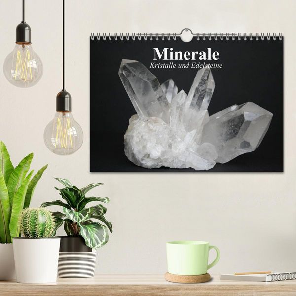 Produktbild: Minerale. Kristalle und Edelsteine (Wandkalender 2026 DIN A4 quer), CALVENDO Monatskalender