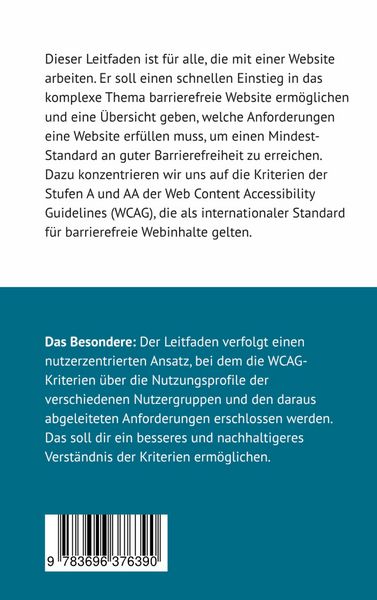 Produktbild: Barrierefreie Website nach WCAG 2.2