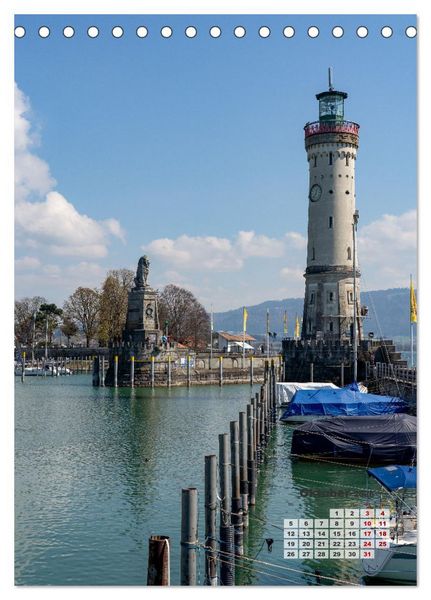 Produktbild: Bodensee Impressionen (Tischkalender 2026 DIN A5 hoch), CALVENDO Monatskalender