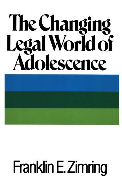 Produktbild: The Changing Legal World of Adolescence