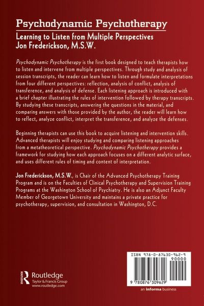 Produktbild: Psychodynamic Psychotherapy