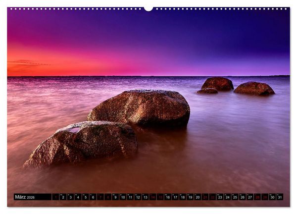 Produktbild: Ostseesteine (Wandkalender 2026 DIN A2 quer), CALVENDO Monatskalender