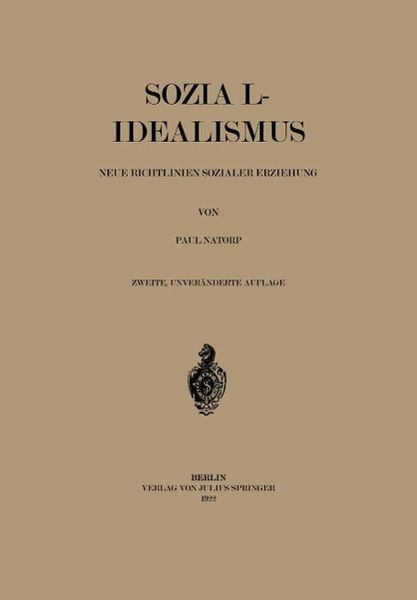 Produktbild: Sozial-Idealismus