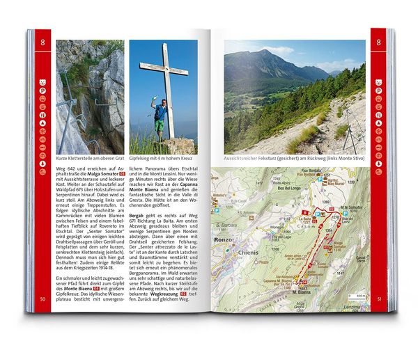 Produktbild: KOMPASS Wanderf&uuml;hrer Gardasee, 70 Touren mit Extra-Tourenkarte