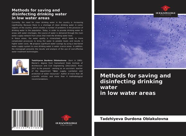 Produktbild: Methods for saving and disinfecting drinking water in low water areas