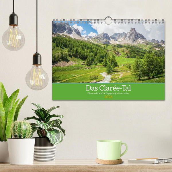 Produktbild: Das Clar&eacute;e-Tal - die wondersch&ouml;ne Begegnung mit der Natur (Wandkalender 2026 DIN A4 quer), CALVENDO Monatskalender