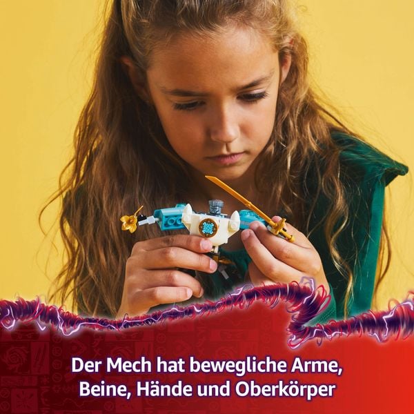Produktbild: LEGO NINJAGO Zanes Action-Mech - Ninja Spielzeug mit 3 Minifiguren 71827