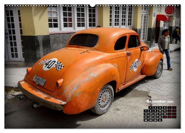 Produktbild: Chevy 1940-1941 - Mit 80 plus unterwegs in Kuba (hochwertiger Premium Wandkalender 2026 DIN A2 quer), Kunstdruck in Hochglanz