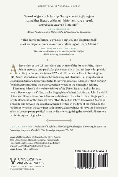 Produktbild: Henry Adams in Washington