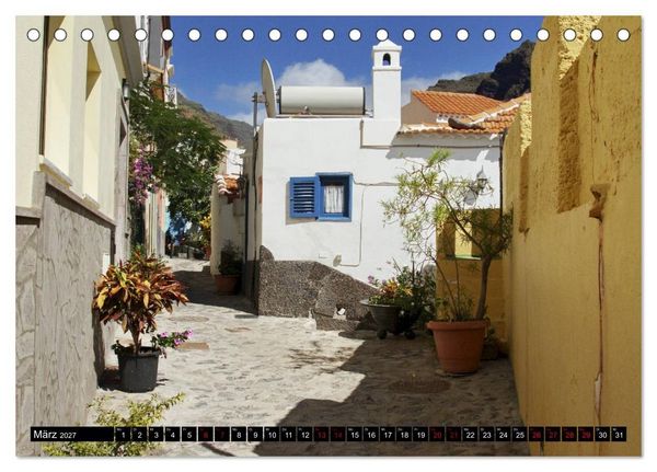 Produktbild: La Gomera - Ansichten und Aussichten (Tischkalender 2027 DIN A5 quer), CALVENDO Monatskalender