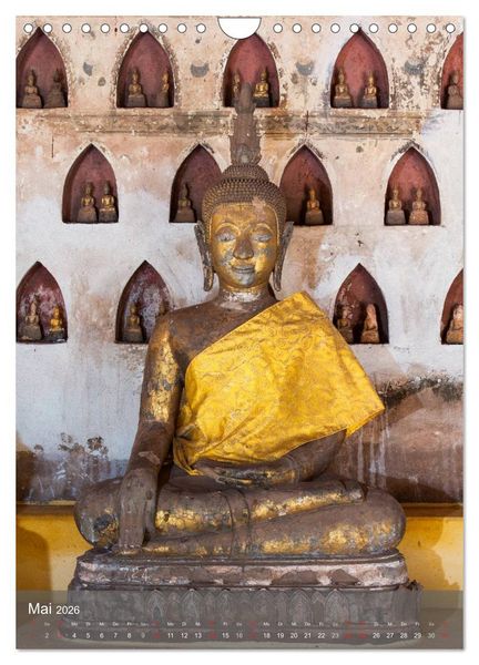 Produktbild: Buddha - Harmonie und Gelassenheit (Wandkalender 2026 DIN A4 hoch), CALVENDO Monatskalender