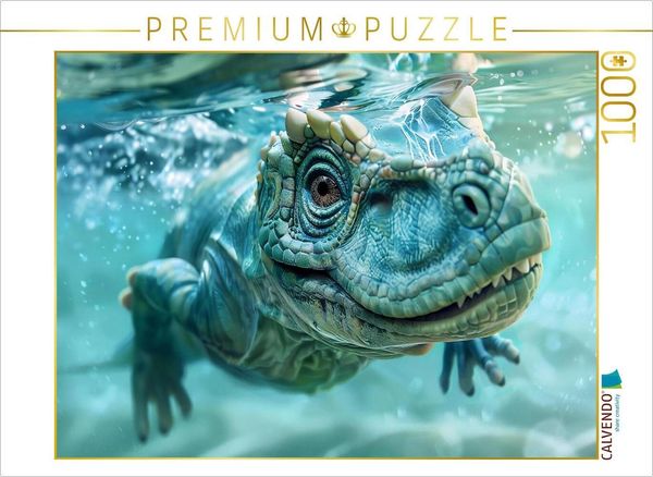 CALVENDO Puzzle Ein Motiv aus dem Kalender 'Dino-Babys' | 1000 Teile Lege-Größe 64x48cm Foto-Puzzle für glückliche Stunden