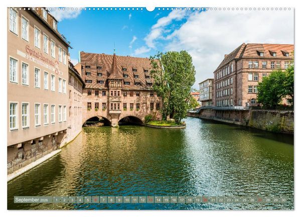 Produktbild: N&uuml;rnberg - Historische Altstadt (Wandkalender 2026 DIN A2 quer), CALVENDO Monatskalender