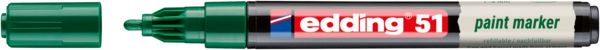 Produktbild: Edding 51 EcoLine 4-51-004 Lackmarker Gr&uuml;n 1 mm, 2mm