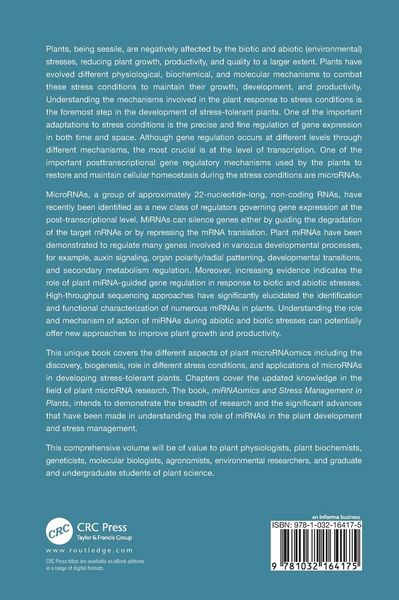 Produktbild: miRNAomics and Stress Management in Plants