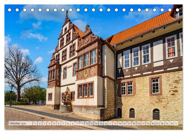 Produktbild: Bad Gandersheim Impressionen (Tischkalender 2026 DIN A5 quer), CALVENDO Monatskalender