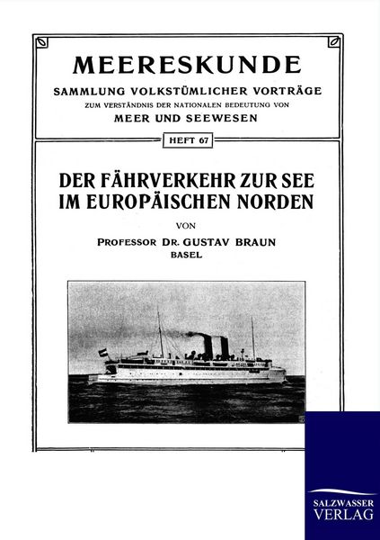 Produktbild: Der F&auml;hrverkehr zur See im Europ&auml;ischen Norden