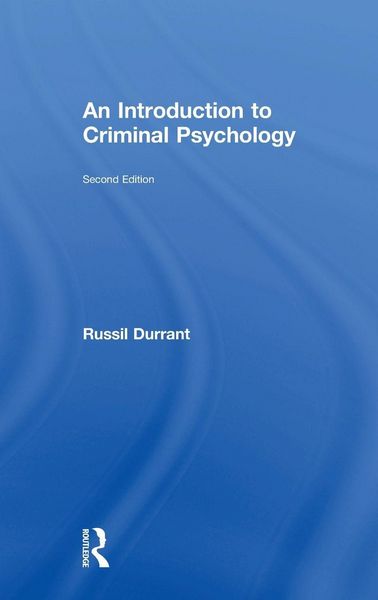 Produktbild: An Introduction to Criminal Psychology