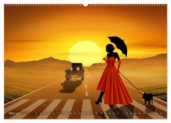 Produktbild: Ladies first by Mausopardia (hochwertiger Premium Wandkalender 2026 DIN A2 quer), Kunstdruck in Hochglanz